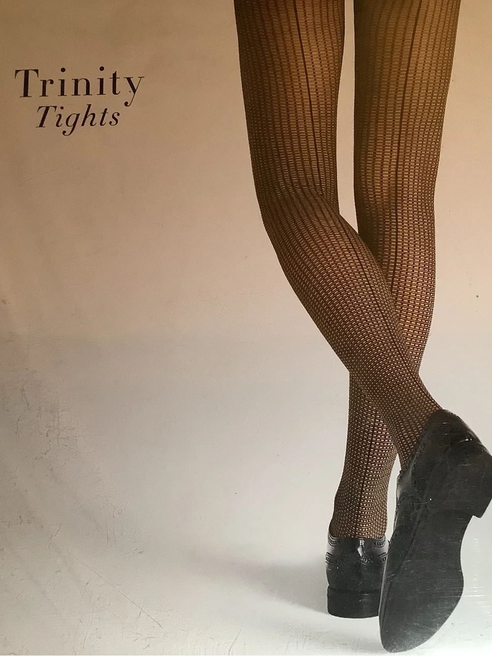 Wolford Trinity tights, strip design, color black/black, size: M